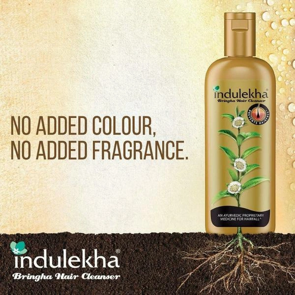 Indulekha Bringha Anti-Hairfall Shampoo  - 200 Ml