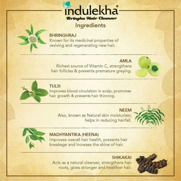Indulekha Bringha Anti-Hairfall Shampoo  - 200 Ml