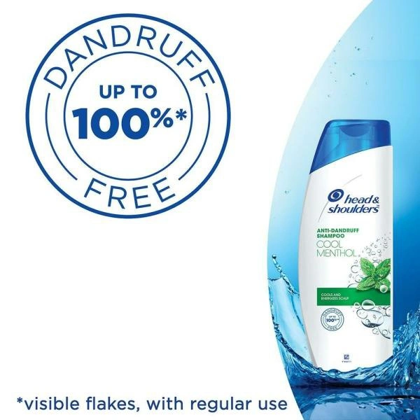 Head & Shoulders Cool Menthol Anti-Dandruff Shampoo - 180 Ml