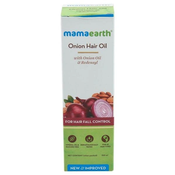 Mamaearth Hair Fall Control Onion Hair Oil - 150 Ml