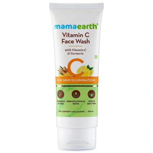 Mamaearth Skin Illumination Vitamin C Face Wash - 100 Ml
