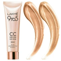 Lakme 9 to 5 All In 1 SPF 30 PA++ Instant Skin Stylist CC Cream, Bronze  - 9 Gm