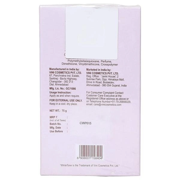 Whitetone Pearl Face Powder - 75 Gm