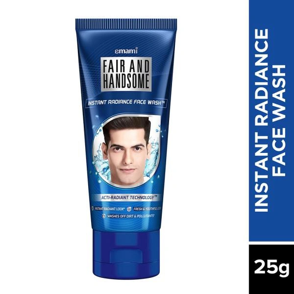 Fair & Handsome Instant Radiance Face Wash - 25 Gm