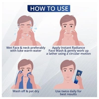Fair & Handsome Instant Radiance Face Wash - 25 Gm