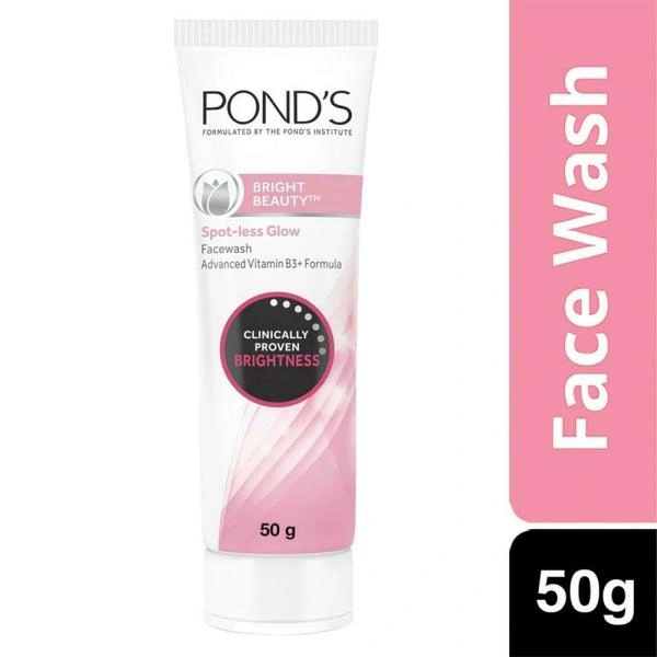 Pond's Bright Beauty Spot-less Glow Face Wash with Vitamins  - 50 Gm