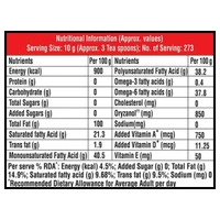 Saffola Gold Rice Bran Based Blended Oil - 3 L