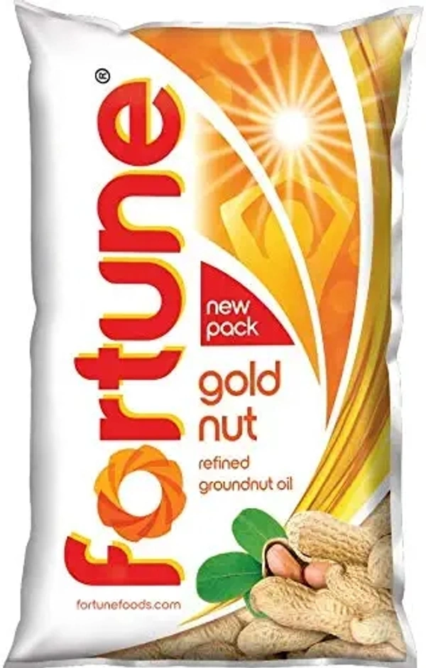 FORTUNE Goldnut Refined Groundnut Oil - 1 Lr