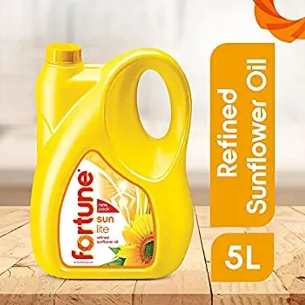Fortune Sunlite Refined Sunflower Oil - 5 Lr