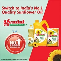 Gemini Refined Sunflower Oil Pouch - 1 Lr