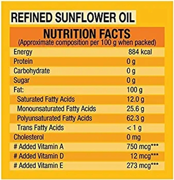 Gemini Refined Sunflower Oil - 5 Lr