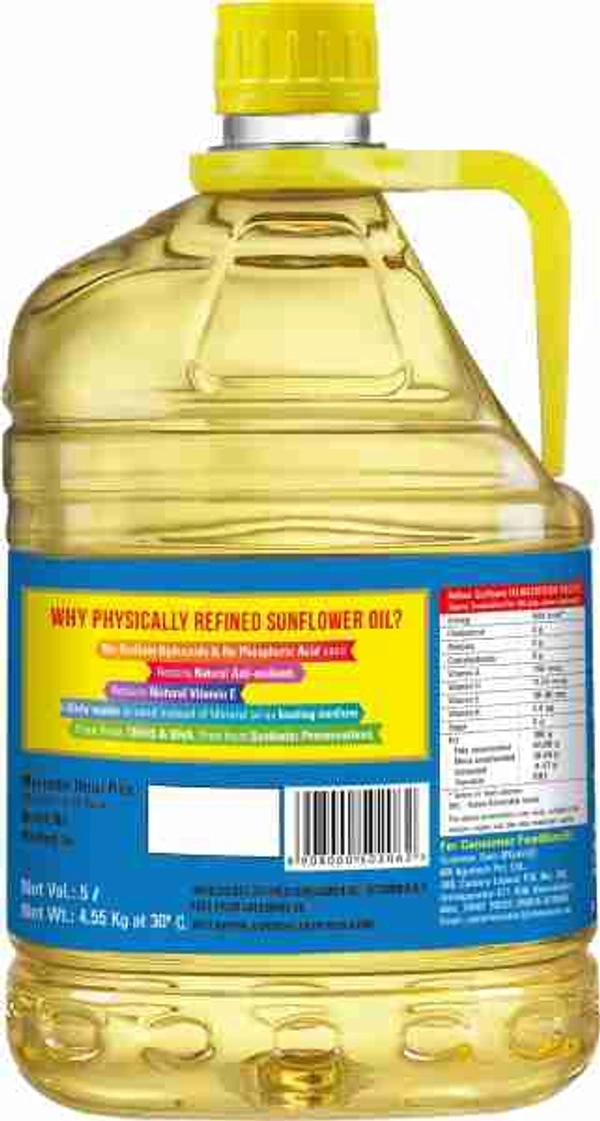 Sunpure Sunflower Oil - 5 Lr