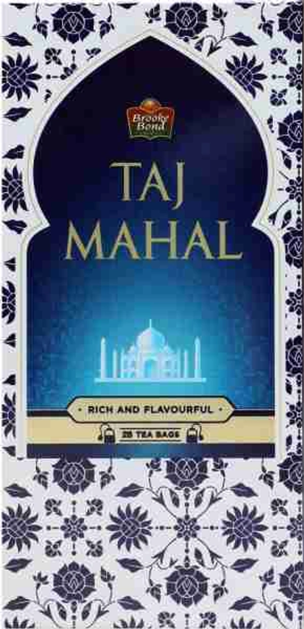 Taj Mahal Rich and Flavourful Tea Bags - 25 Bag's