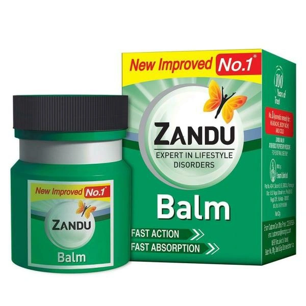 Zandu Balm For Headache, Backache & Cold  - 8 Ml