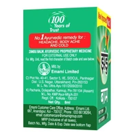 Zandu Balm For Headache, Backache & Cold  - 8 Ml