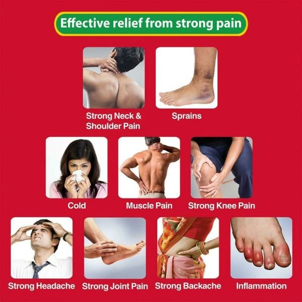 Zandu Ultra Power Balm for Strong Headache, Bodyache & Cold - 8 Ml