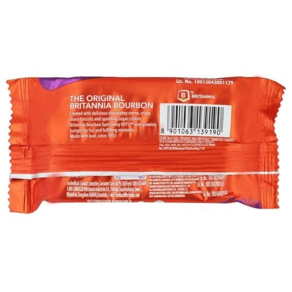 Britannia Bourbon Original Biscuits - 50 Gm