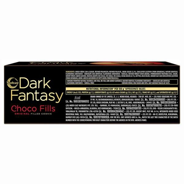 Sunfeast Dark Fantasy Choco Fills Cookies - 75 Gm