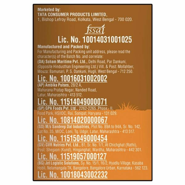 Tata Sampann Unpolished Tur / Arhar Dal - 1 Kh