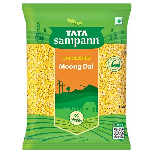 Tata Sampann Unpolished Moong Dal - 1 Kg