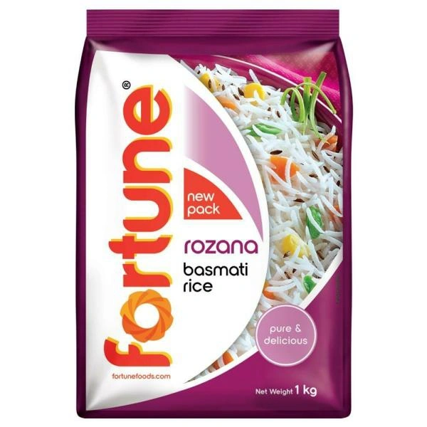 Fortune Rozana Basmati Rice - 1 Kg