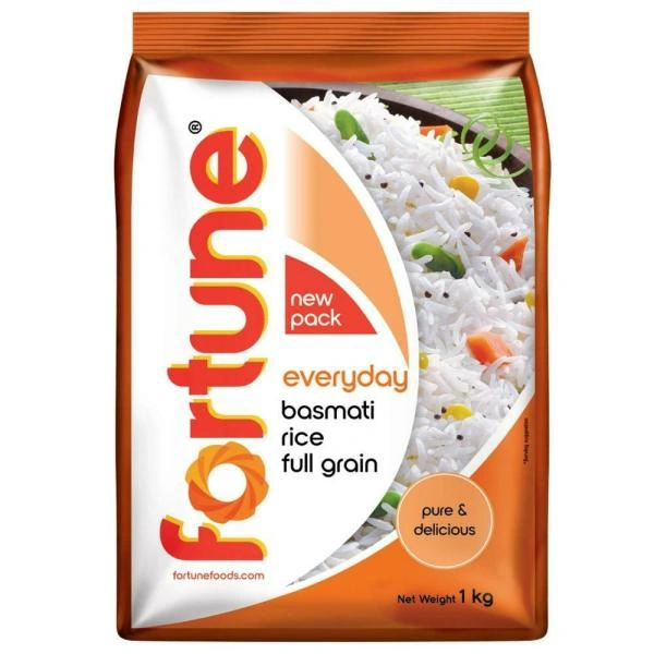 Fortune Everyday Full Grain Basmati Rice - 1 Kg