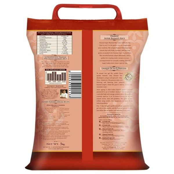 Daawat Super Basmati Rice - 5 Kg