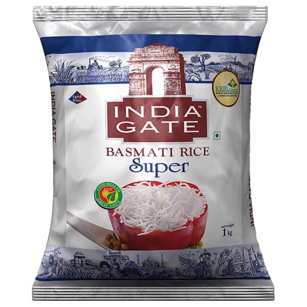 India Gate Super Basmati Rice - 1 Kg