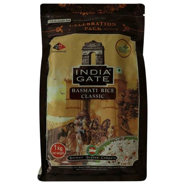 India Gate Classic Basmati Rice - 1 Kg