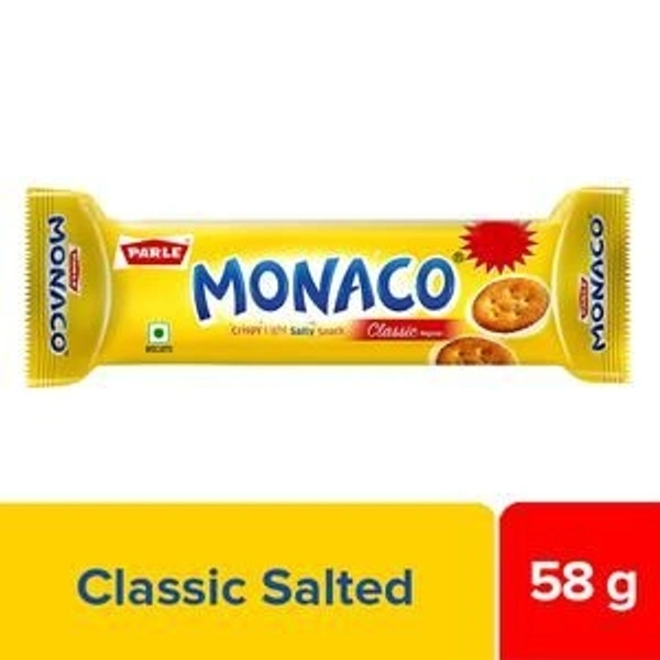 Parle Monaco Salted Biscuit  - 52 Gm