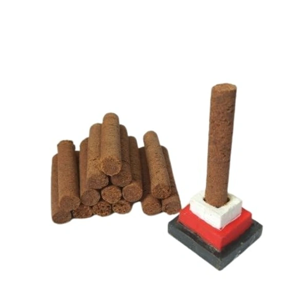 GavyaStore Guggal Cow Dung Dhoop गुग्गल धूप (15 Sticks Each Packet) - 10 Packet