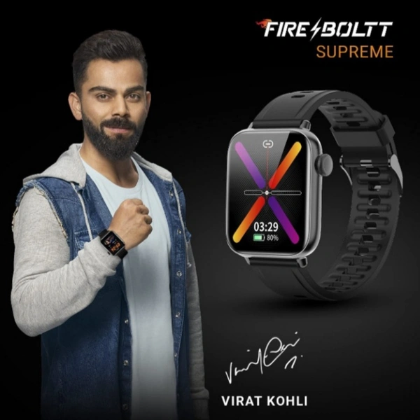 Fire-Boltt Supreme 1.79” Borderless LTPS 368*448 UHD PRO Display with 96% Screen to Body Ratio, 3ATM Waterproof , Spo2, Heart Rate and Blood Pressure Smart Watch (1.79" Black)71%off71%off - Blue