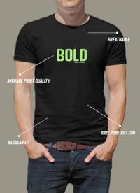 GT CS Black *Bold* Tshirt  - Black, XL
