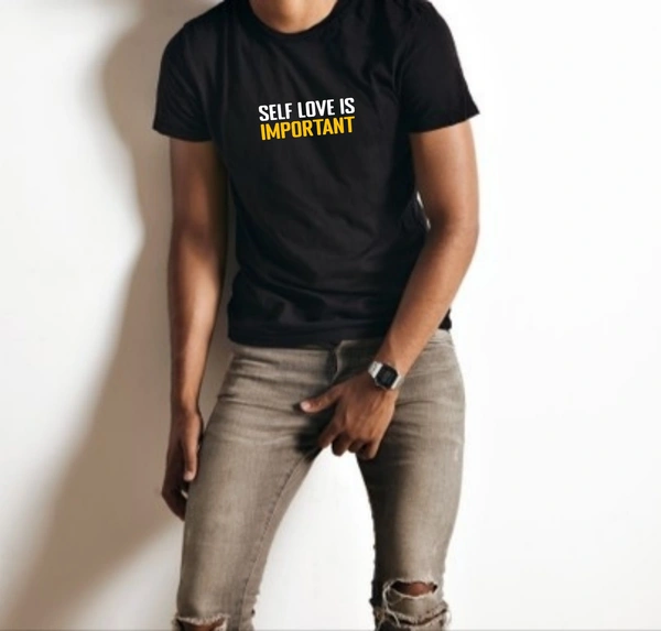 GT PS *Self Love Is Important* Tshirt - Grey, S