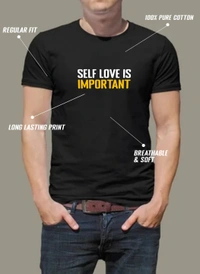 GT PS *Self Love Is Important* Tshirt - Grey, S