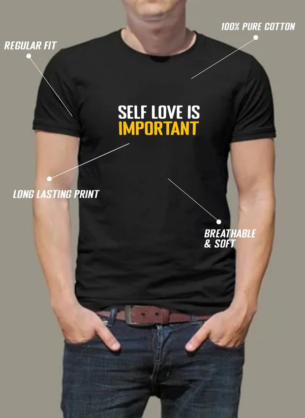 GT PS *Self Love Is Important* Tshirt - Grey, S
