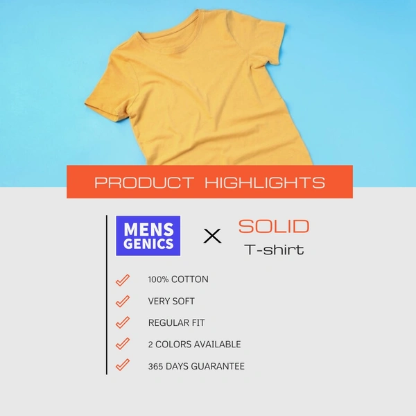 GT: Solid T-shirt Combo Offer  - Brown, M