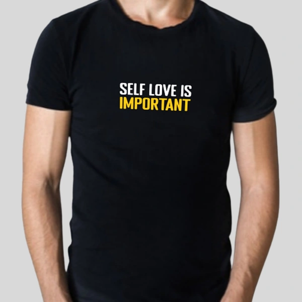 GT PS *Self Love Is Important* Tshirt - Black, S