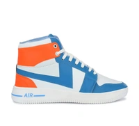 Colourblocked Air Men Sneakers - BLUE, UK 7