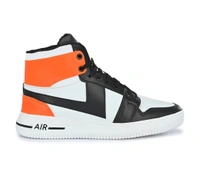Colourblocked Air Men Sneakers - BLACK, UK 9