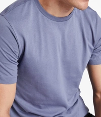 Solid Country Blue / Black Tshirt  - Black, L
