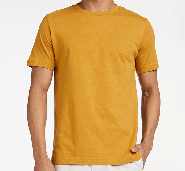 Solid Mustard Yellow Tshirt - Mustard Yellow, L