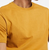 Solid Mustard Yellow Tshirt - Mustard Yellow, L
