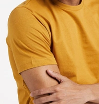 Solid Mustard Yellow Tshirt - Mustard Yellow, L