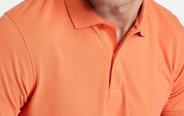Orange Polo Tshirt - ORANGE, L