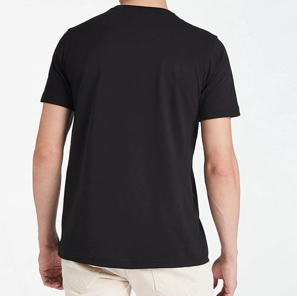 Solid Country Blue / Black Tshirt  - Country Blue, S