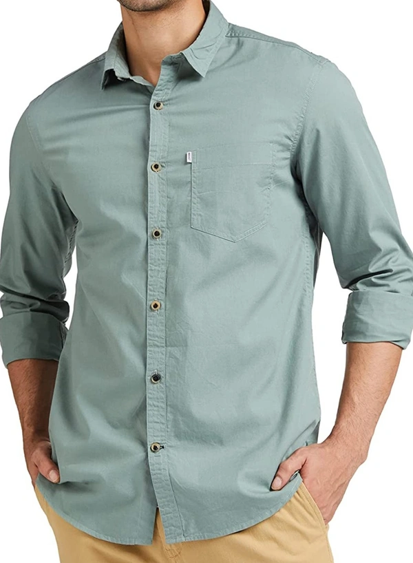 Granite Green Full Sleeves Shirt  - Granite Green, XXL
