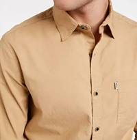 Beige Full Sleeves Shirt  - Beige, 3XL