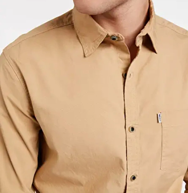 Beige Full Sleeves Shirt  - Beige, 3XL