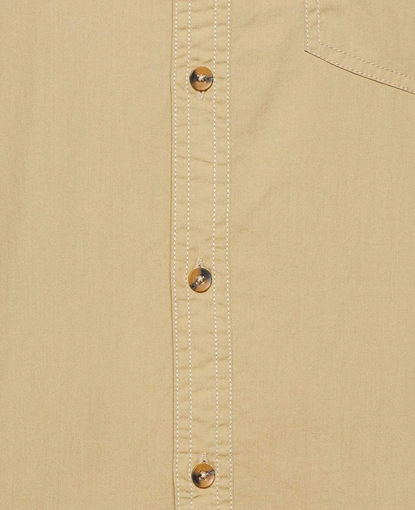 Beige Full Sleeves Shirt  - Beige, 3XL